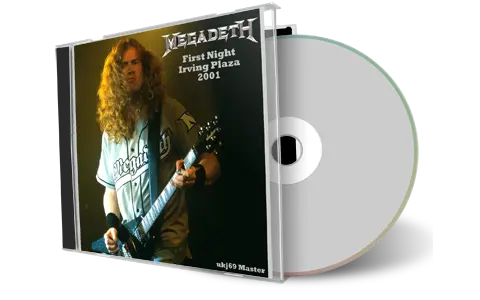 Front cover artwork of Megadeth 2001-10-16 CD New York City Audience
