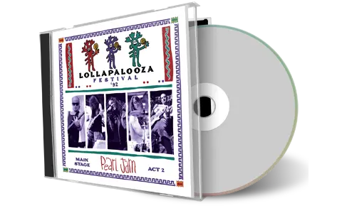 Front cover artwork of Pearl Jam Compilation CD Lollapalooza 1992 Audience