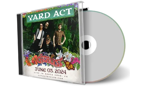 Front cover artwork of Yard Act 2024-06-03 CD Santa Cruz Audience