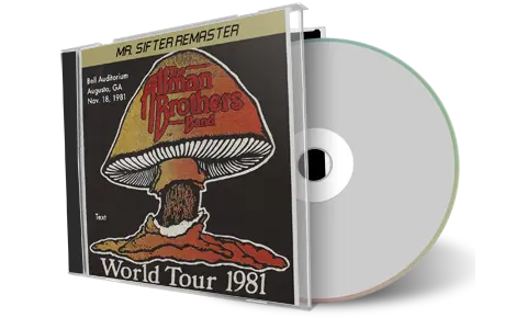 Front cover artwork of Allman Brothers Band 1981-11-18 CD Augusta Soundboard