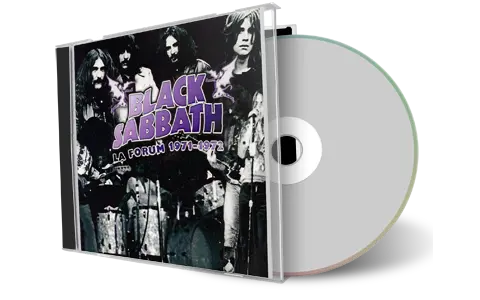 Front cover artwork of Black Sabbath Compilation CD Inglewood 1971 1972 Audience