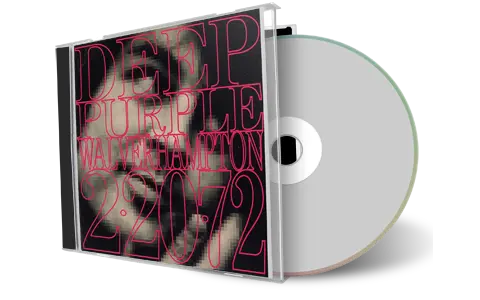 Front cover artwork of Deep Purple 1972-02-20 CD Wolverhampton Audience