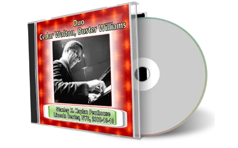 Front cover artwork of Duo Cedar Walton 2000-10-10 CD New York City Soundboard