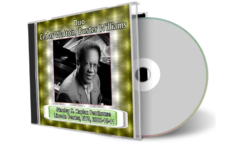 Front cover artwork of Duo Cedar Walton 2000-10-11 CD New York City Soundboard