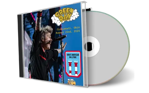 Front cover artwork of Green Day 2024-08-22 CD Cincinnati Audience
