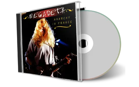 Front cover artwork of Megadeth Compilation CD Anarchy In France Soundboard