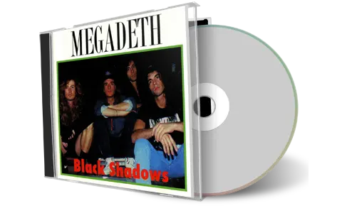 Front cover artwork of Megadeth Compilation CD Black Shadows Soundboard