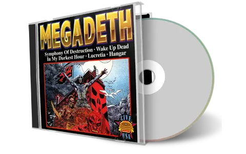 Front cover artwork of Megadeth Compilation CD Live Usa Soundboard