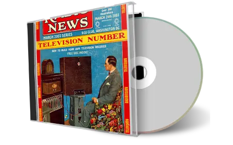 Front cover artwork of Television 2003-03-24 CD Washington Audience