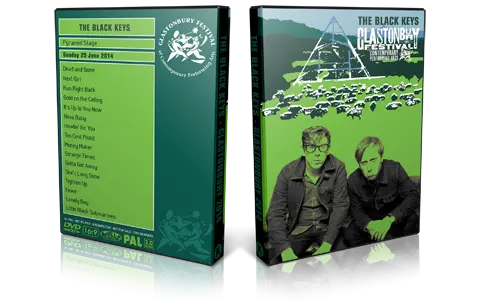 Artwork Cover of Black Keys 2014-06-29 DVD Glastonbury Festival Proshot