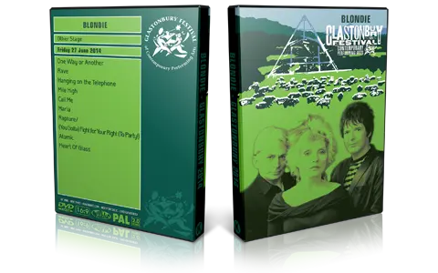 Artwork Cover of Blondie 2014-06-27 DVD Glastonbury Festival Proshot