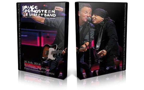 Artwork Cover of Bruce Springsteen 2014-02-26 DVD Brisbane Audience