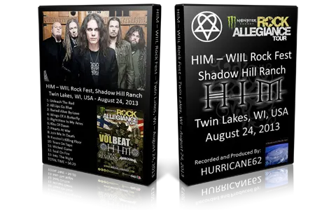Artwork Cover of HIM 2013-08-24 DVD Twin Lakes Audience
