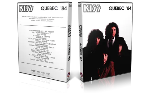 Artwork Cover of KISS 1984-03-12 DVD Quebec Audience