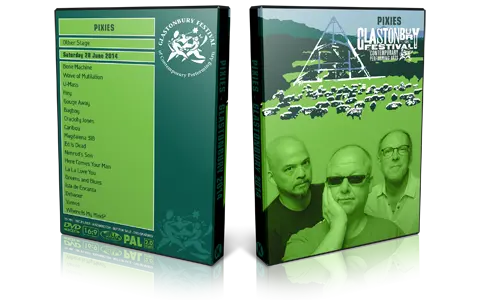 Artwork Cover of Pixies 2014-06-28 DVD Glastonbury Festival Proshot
