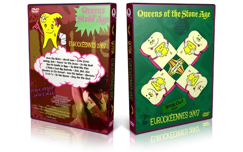 Artwork Cover of Queens Of The Stone Age 2007-06-30 DVD Belfort Proshot