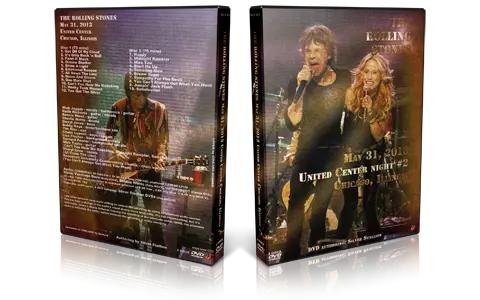 Artwork Cover of Rolling Stones 2013-05-31 DVD Chicago Audience
