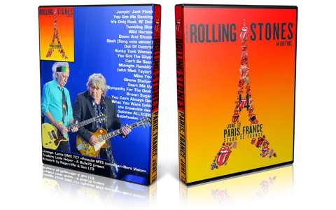 Artwork Cover of Rolling Stones 2014-06-13 DVD St Denis Audience
