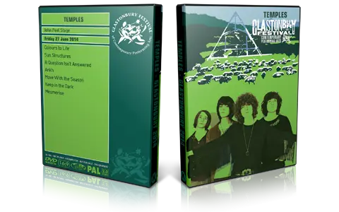 Artwork Cover of Temples 2014-06-27 DVD Glastonbury Festival Proshot