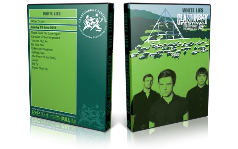 Artwork Cover of White Lies 2014-06-29 DVD Glastonbury Festival Proshot