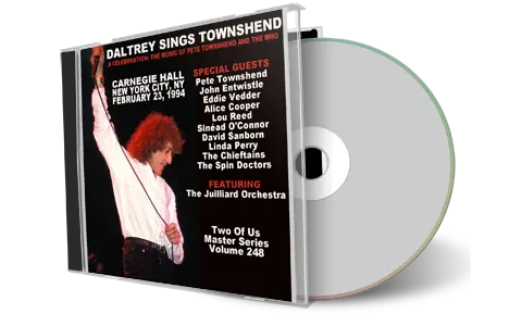 Front cover artwork of Daltrey Sings Townshend 1994-02-23 CD New York City Audience