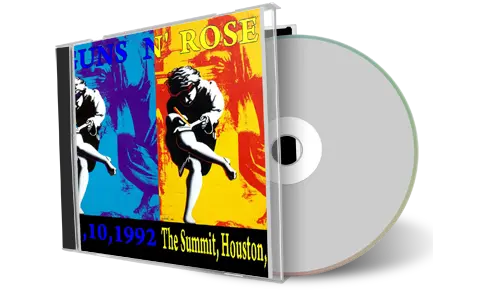 Front cover artwork of Guns N Roses 1992-01-10 CD Houston Audience