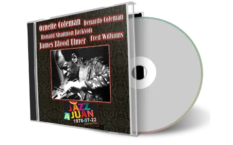 Front cover artwork of Ornette Coleman 1978-07-22 CD Juan-Les-Pins Soundboard