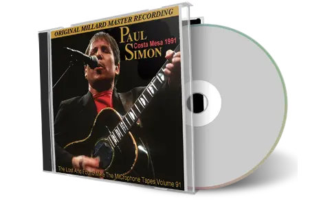 Front cover artwork of Paul Simon 1991-09-28 CD Costa Mesa Audience