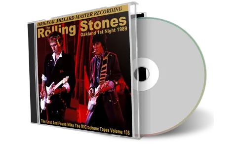 Front cover artwork of Rolling Stones 1989-11-04 CD Oakland Audience