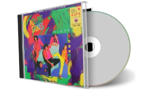 Front cover artwork of Rolling Stones Compilation CD Real Alternate Album Dirty Work Soundboard