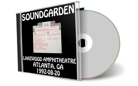 Front cover artwork of Soundgarden 1992-08-20 CD Atlanta Audience