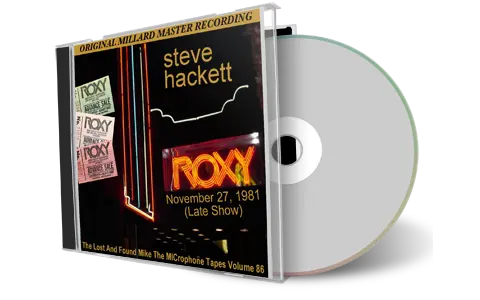 Front cover artwork of Steve Hackett 1981-11-27 CD West Hollywood Audience