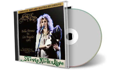 Front cover artwork of Stevie Nicks 1981-12-12 CD Los Angeles Audience