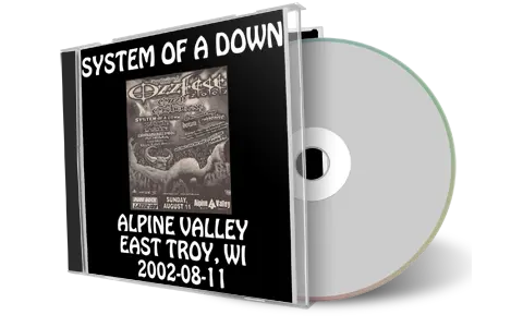 Front cover artwork of System Of A Down 2002-08-11 CD East Troy Audience