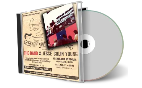 Front cover artwork of The Band 1974-08-31 CD Cleveland Audience
