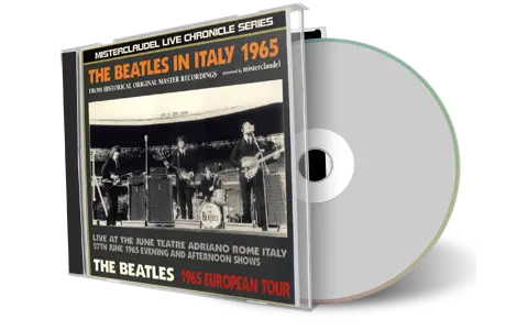 Front cover artwork of The Beatles Compilation CD In Italy 1965 Audience