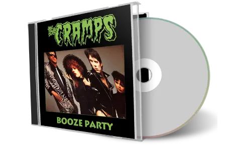 Front cover artwork of The Cramps Compilation CD Booze Party Soundboard