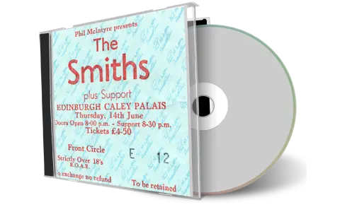 Front cover artwork of The Smiths 1984-06-14 CD Edinburgh Audience