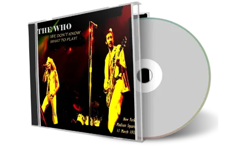Front cover artwork of The Who 1976-03-11 CD New York Audience