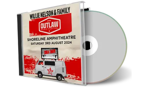 Front cover artwork of Willie Nelson 2024-08-03 CD Mountain View Audience