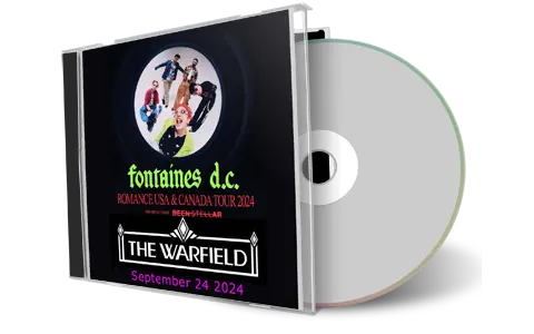 Front cover artwork of Fontaines Dc 2024-09-24 CD San Francisco Audience