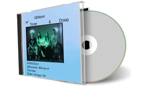 Front cover artwork of Glitterer 2024-09-18 CD La Jolla Audience