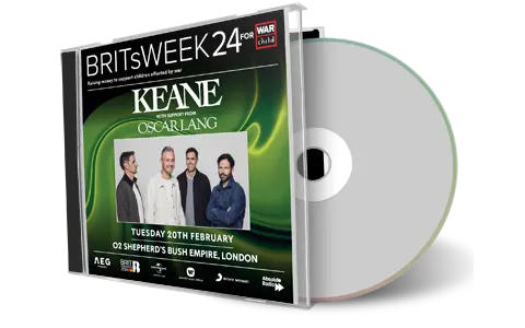 Front cover artwork of Keane 2024-02-20 CD London Audience