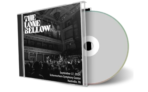 Front cover artwork of Lone Bellow 2024-09-17 CD Nashville Audience