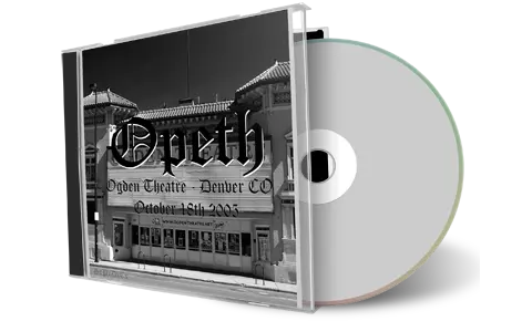 Front cover artwork of Opeth 2005-10-18 CD Denver Audience
