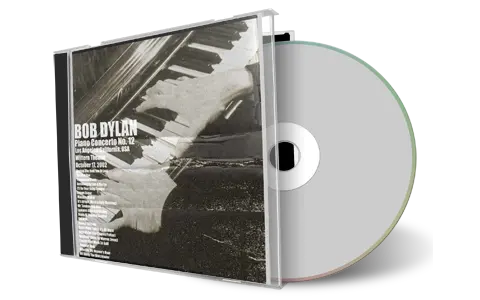 Front cover artwork of Bob Dylan 2002-10-17 CD Los Angeles Audience