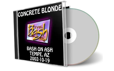 Front cover artwork of Concrete Blonde 2002-10-19 CD Tempe Audience