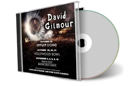 Front cover artwork of David Gilmour 2024-10-25 CD Los Angeles Audience
