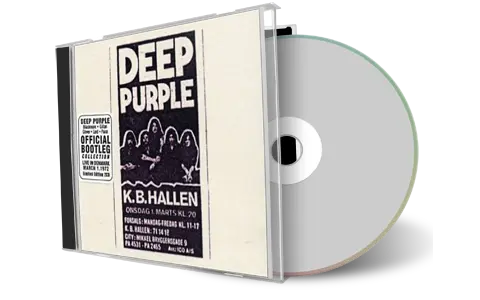 Front cover artwork of Deep Purple Compilation CD Denmark 1972 Soundboard
