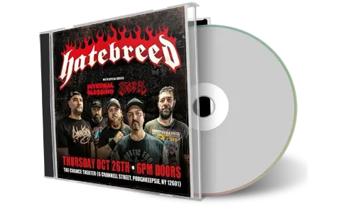 Front cover artwork of Hatebreed 2023-10-26 CD Poughkeepsie Audience